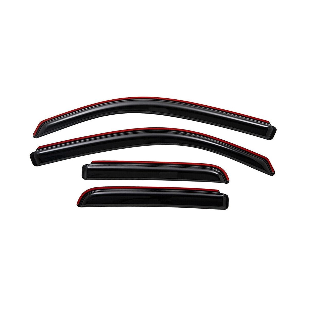 Nee Haoww 4-Piece Sun Rain Wind Deflectors Door Window Visors in ...