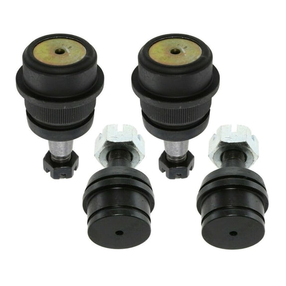 Nee Haoww 4-Piece Suspension Ball Joint Kit - Front Upper and Lower - Steel and Forged Aluminum Construction