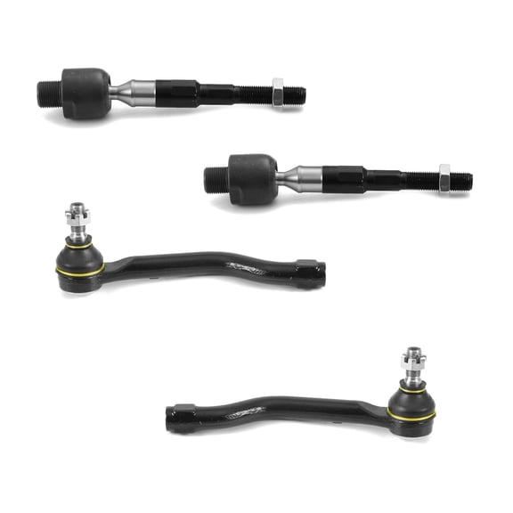 Nee Haoww 4-Piece Tie Rod End Set Kit Front Inner Side Nut