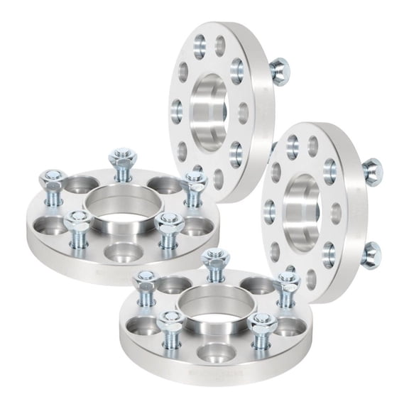 Nee Haoww 4X 20mm Hubcentric Wheel Spacers 12X1.5 Thread Silver