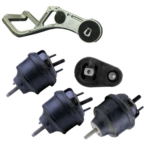 Nee Haoww 5-Piece Suspension Torque Shock and Strut Mounts Set Kit with Bushing