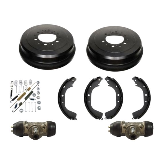 Nee Haoww 6 Lug Drum Brake Shoes Spring Wheel Cylinder Kit - Rear Left Right 4WD Compatible