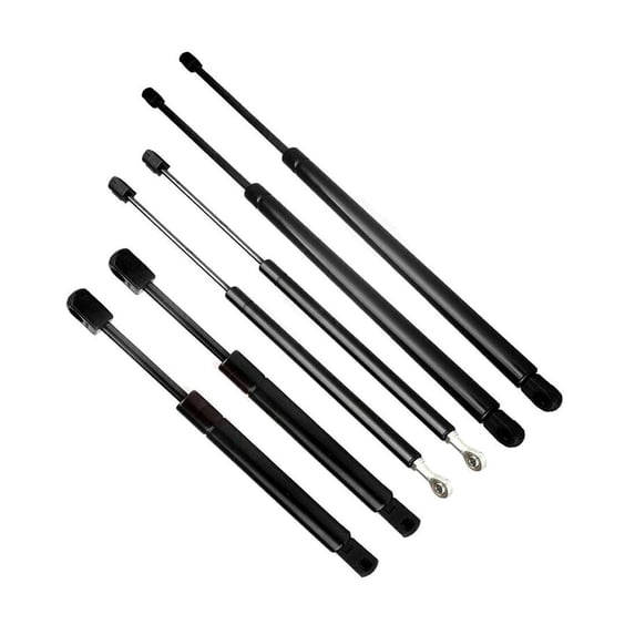 Nee Haoww 6-Piece Hood Tailgate Window Glass Lift Support Strut Set