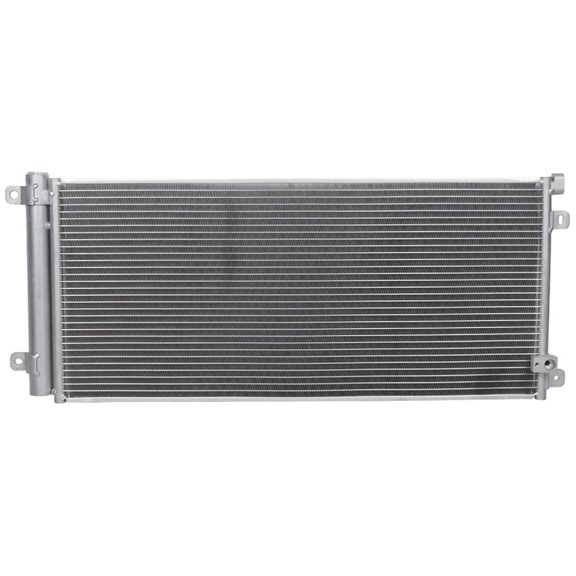 Nee Haoww A/C Air Conditioning Condenser Front Side Parallel Flow Aluminum Silver 27.25In Core Height 0.61In Inlet Size