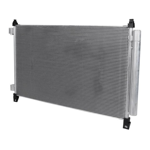 Nee Haoww A/C Air Conditioning Condenser - Parallel Flow Aluminum Silver - 27.29 Inch Core Height