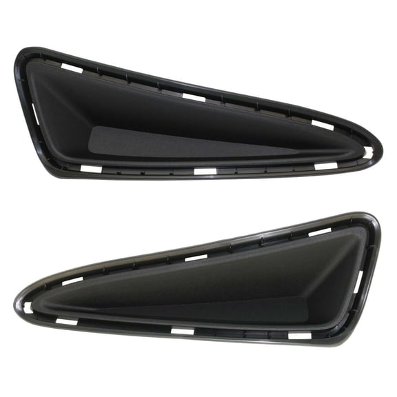 Nee Haoww Bumper Filler Front Left and Right Set of 2 Textured Hole Cover