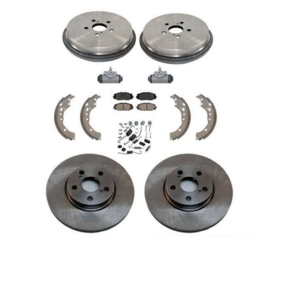 Nee Haoww Front and Rear Complete Brake 9-Piece Kit with Ceramic Pads