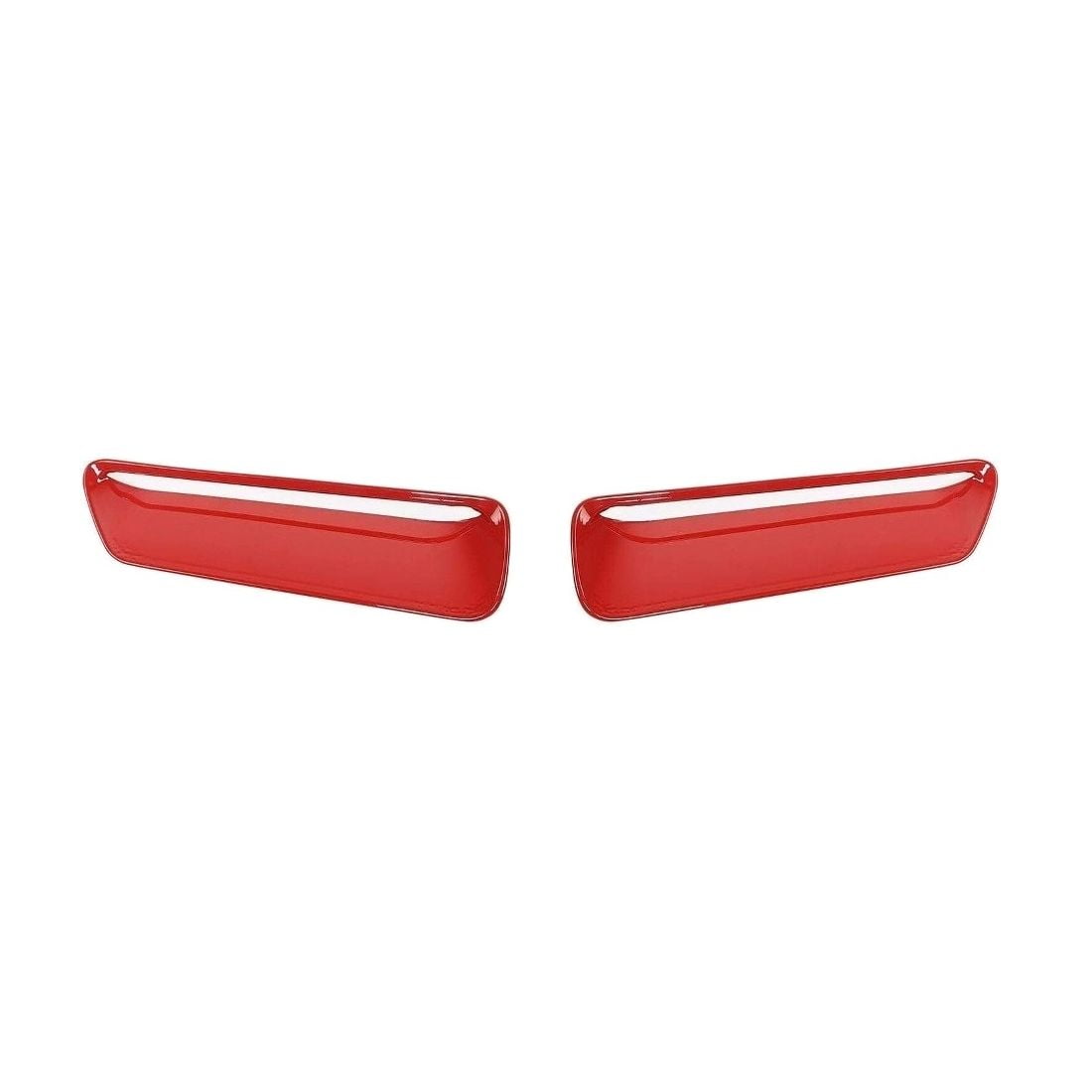 Nee Haoww Hood Air Conditioner Outlet Vent Decorative Trim 15+ Red M 2 Pieces/Set for Dodge Challenger 2015-2019