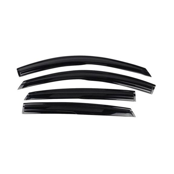 Nee Haoww Mugen Style Window Visors Sun Guard Rain Deflector 4-Piece Set with 3M Double-Sided Tape