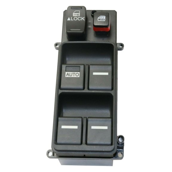 Nee Haoww Power Door Window Control Switch - Front Left or Right Passenger Side - Black with 6 Buttons