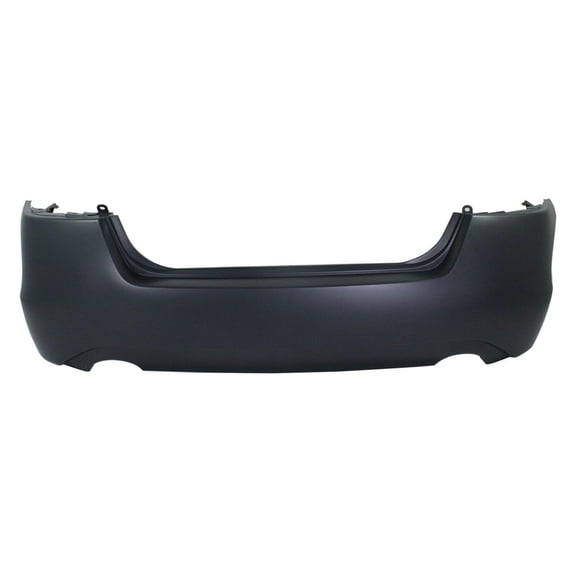 Nee Haoww Rear Primed Plastic Bumper Cover Without License Plate Cut-out for Nissan Altima 2013-2015