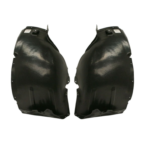 Nee Haoww Splash Shield - Front Left and Right Wheel Liners, Plastic Construction