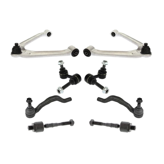 Nee Haoww Suspension Kit Front Upper Side Sealed Control Arms Tie Rods Sway Bar Bushing 8-Piece Set