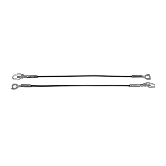 Nee Haoww Tailgate Cables Set of 2 - 0.23 Inch Diameter, 21.25 Inch Length