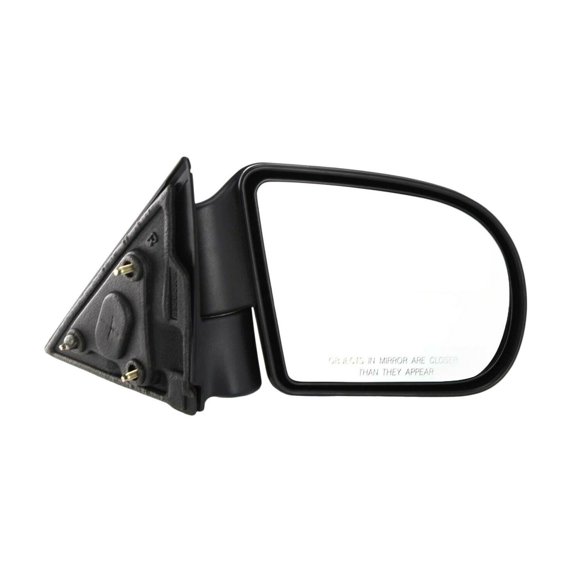 Nee Haoww Textured Black Manual Exterior Door Rear View Mirror - Right Passenger Side