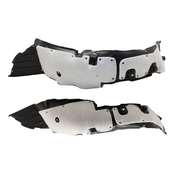 Nee haoww 2pcs Wheel Liner Front Left Driver Right Passenger Side Plastic Vacuum Form with Insulation Foam