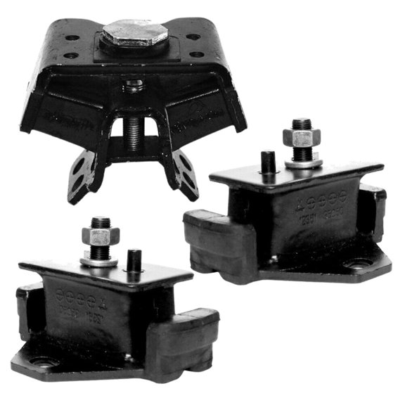 Nee haoww 3pcs Engine and Transmission Motor Mount Set Kit Front Rear Left Driver and Right Passenger Side RWD for Toyota for Tacoma 2.7L 2005-2015 EM-9500 12371-0C140