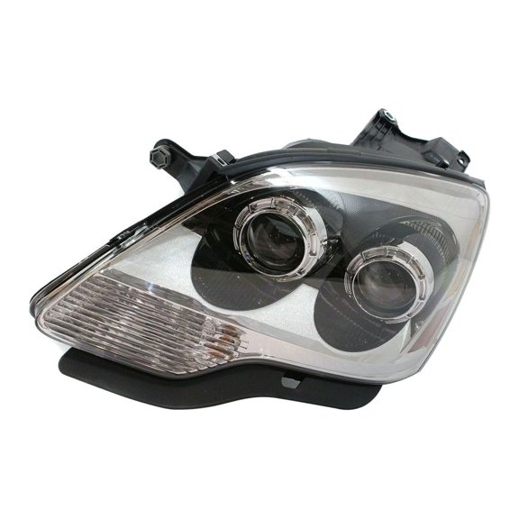 Nee haoww Headlight Assembly with Bulb - Clear Lens - Left Side - DOT/SAE Certified