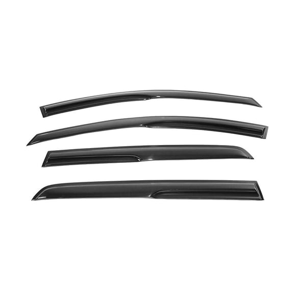 Nee haoww Mk7 Mugen Acrylic Window Visors Vent Rain Guard 4pcs for VW for GTI 2015-2019 for Golf 2015-2019 for Golf R 2015-2019 Front Rear Side,Left Right Smoke/Tinted Tape on/External-Type