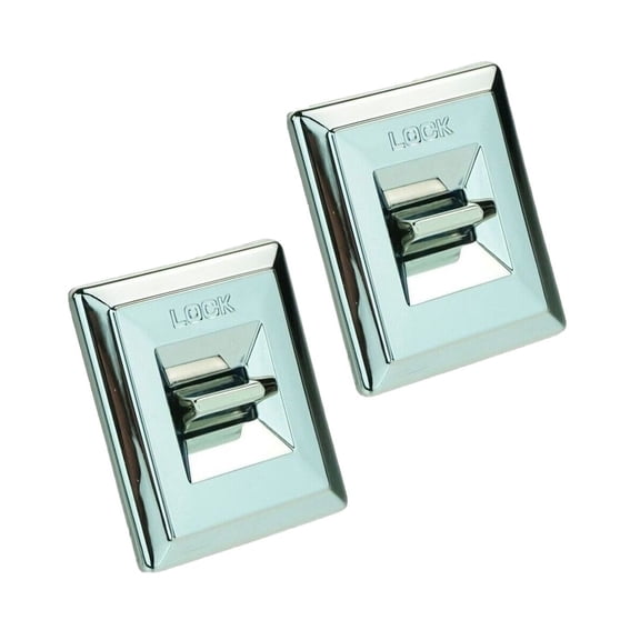 Nee haoww Power Door Lock Switch Button Pair Set for Chevy for Caprice 1982-1987 for El Camino 1978-1987 for Impala 1982-1985 for Malibu 1982-1983 for Monte Carlo 1982-1988 Silver