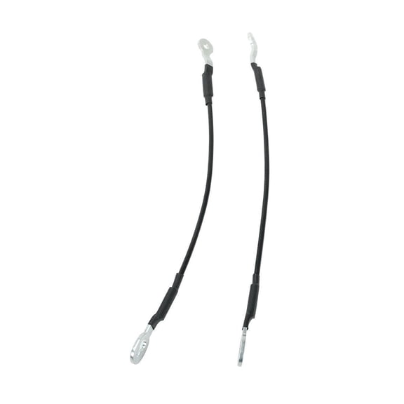 Nee haoww Tailgate Cable to Pair Set Kit Steel for Chevy for S10 ZR5 02-04 & Base/ZR2 94-03 & LS 94-04 & SS 94-98 & Xtreme 99-03,for GMC for Sonoma SLE 94-00 & SL/SLS 94-04 2pc Black Clear Coat