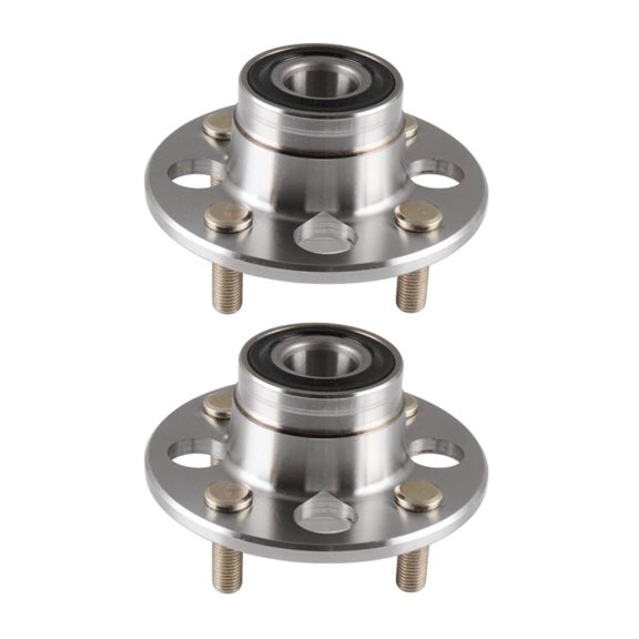 Nee haoww Wheel Hub and Bearing Set Assembly Front Rear Side Polished Protected Steel Without ABS Sensor 4 Lugs for Acura for EL,for Honda for CRX for Civic for Civic del Sol for Wagovan