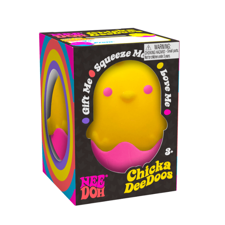 NeeDoh Chickadeedoos Chick Stress Ball (1 RANDOM Figure) - Walmart.com