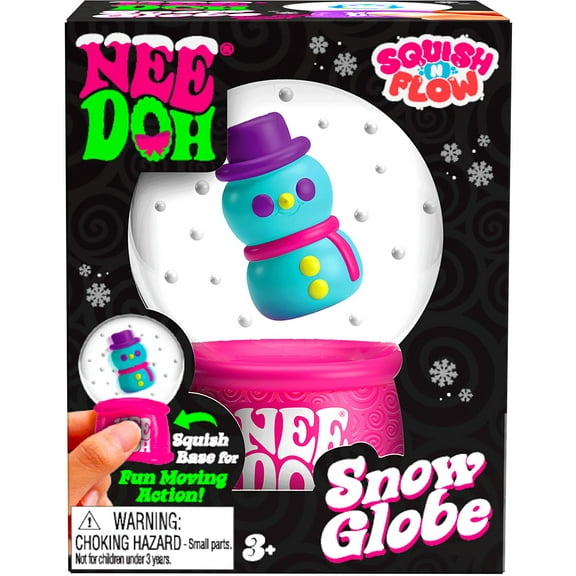 NeeDoh 2025 Squishmas Groovy The Dohman Stress Ball (Squish n' Flow Snow Globe)