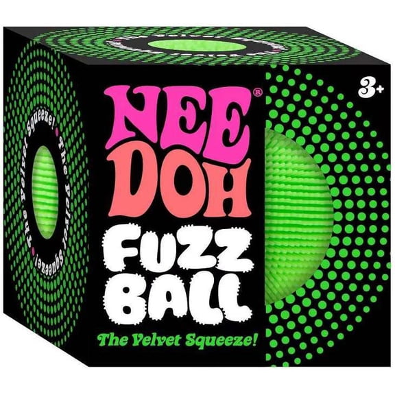 NeeDoh Fuzz Ball Stress Ball [1 RANDOM Color]