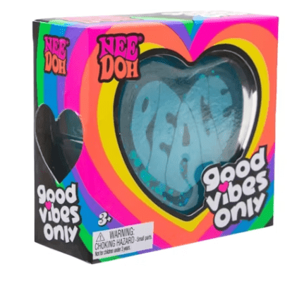 NeeDoh Good Vibes Only Squishy ,1 random