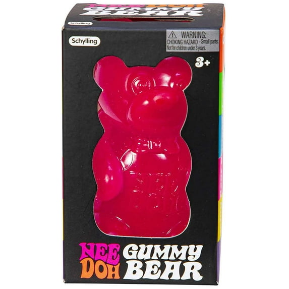 NeeDoh Gummy Bear Stress Ball (Pink)