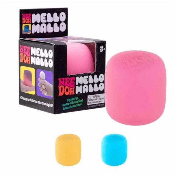 NeeDoh Mello Mallow Squishy Sensory Stress Ball, Random Color (1 Count)