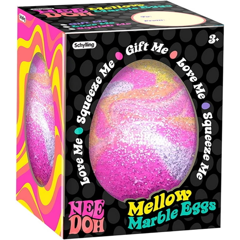 Bubbles - melt 苺 NeeDoh Mellow Marble Eggs Squishy Squeeze Stress Ball
