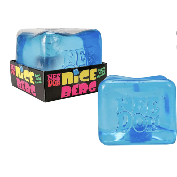 NeeDoh Nice Berg Giant NeeDoh Nice Cube Sensory Stress. BallBLUE