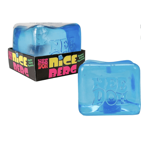 NeeDoh Nice Berg - Giant NeeDoh Nice Cube Sensory Stress. Ball-BLUE
