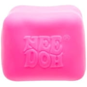 NeeDoh Nice Cube Glow - Pink Glow Nice Cube, 1ct
