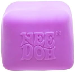 NeeDoh Nice Cube Glow - Purple Glow Nice Cube, 1ct