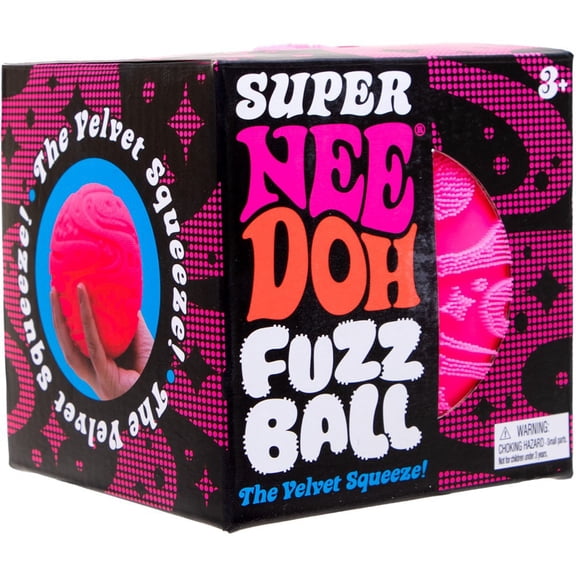 NeeDoh Super Fuzz Ball Stress Ball (1 RANDOM Color)