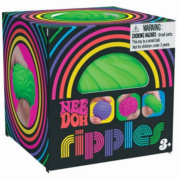 NeeDoh Teenie Ripples Small Stress Ball (1 RANDOM COLOR Stress Ball)