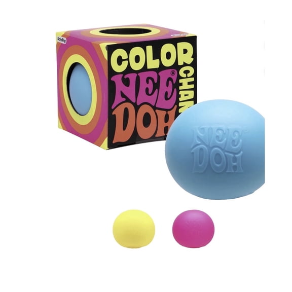 NeeDoh The Groovy Glob Color Change Fidget Stress Ball, Random Color (1 Piece)