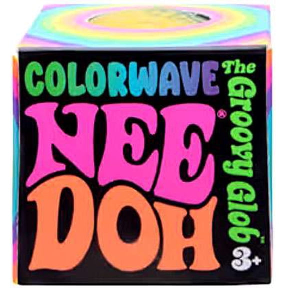 NeeDoh The Groovy Glob Colorwave Stress Ball [1 RANDOM Color]