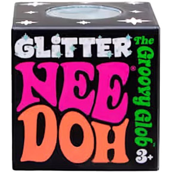 NeeDoh The Groovy Glob Glitter Stress Ball [1 RANDOM Color]