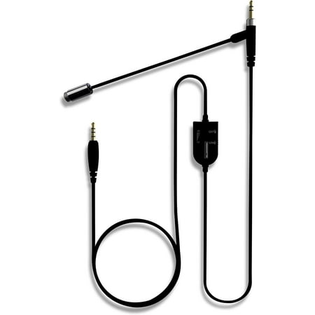 NeeGo 3.5mm Jack Microphone for Headphones Communication Boom Mic for Mac, PC, PS4, Xbox One, PS5