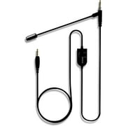 NeeGo 3.5mm Jack Microphone for Headphones Communication Boom Mic for Mac, PC, PS4, Xbox One, PS5