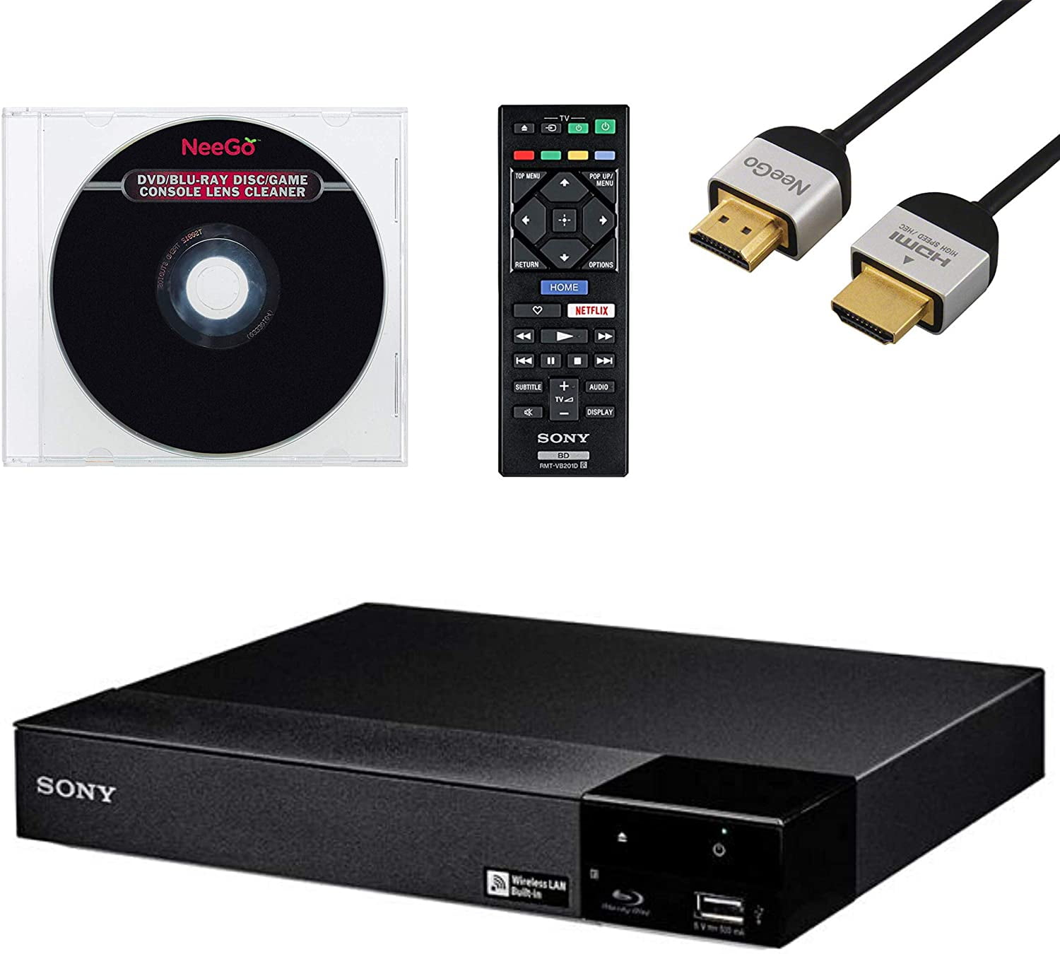 Sony Bdp-bx370 Blu-ray Disc Player With Built-in Wi-fi And Hdmi Cable :  Target