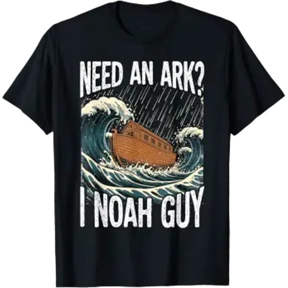 Need An Ark? I Noah Guy Funny Biblical Meme Joke T-Shirt, Unisex T-Shirt