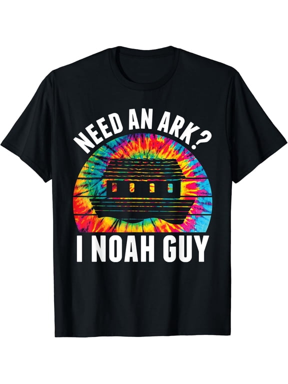 Need An Ark I Noah Guy Jesus Bible Faith Pun Christian Casual T-Shirt, Size S-5XL