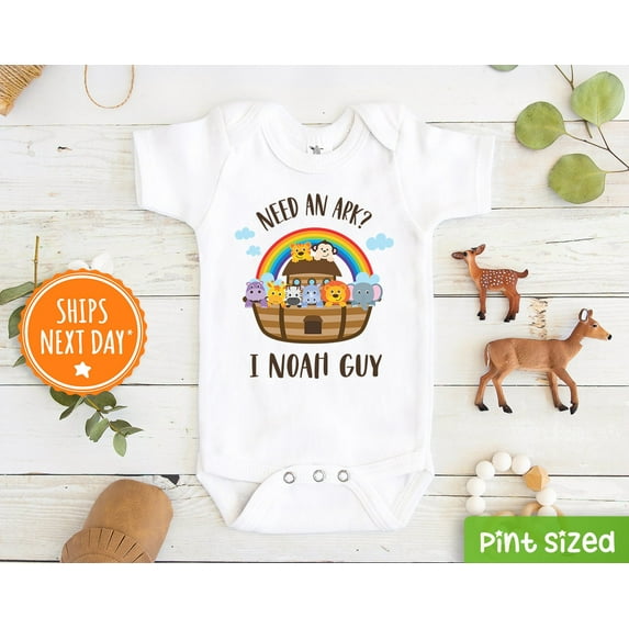 Need An Ark? I Noah Guy Onesie, Noah'S Ark Onesie, Noah'S Ark Bodysuit, Funny Onesie- Religious Onesie Cute Baby Onesie, BABY BODYSUIT LAT 4424