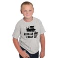 thumbnail image 1 of Need An Ark? Noah Guy | Bible Pun Crewneck T Shirts Boy Girl Teen Brisco Brands XS, 1 of 6