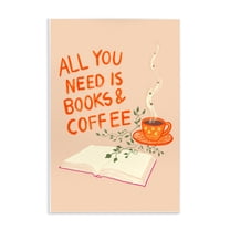 Need Books & Coffee Wall Plaque Art, design by Florentina Dolci